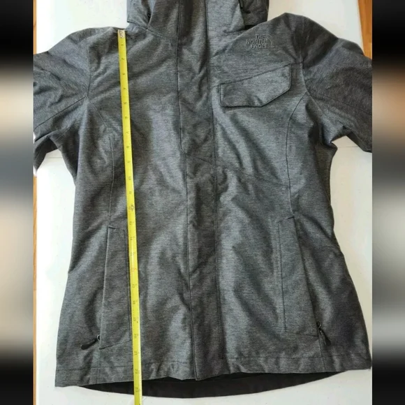 Womens North Face Helata 3 In 1 Triclimate Jacket Coat Gray SZ SM
